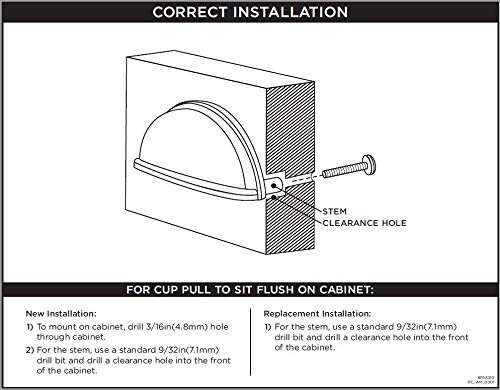 Amerock | Cabinet Cup Pull | Polished Chrome | 3 inch (76 mm) Center to Center | Cup Pulls | 10 Pack | Drawer Pull | Drawer Handle | Cabinet Hardware - Image 3